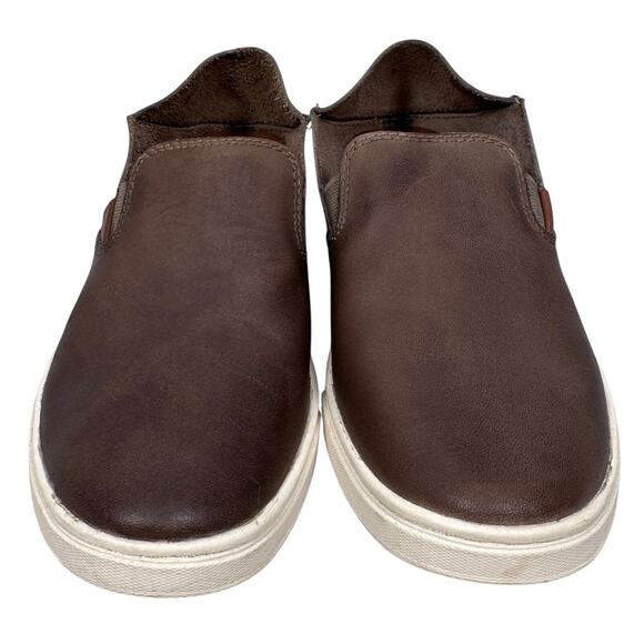 Olukai Pehuea Leather Slip-On Shoes Women’s 6.5 Espresso Brown Casual 20329-5H5H - Picture 2 of 7